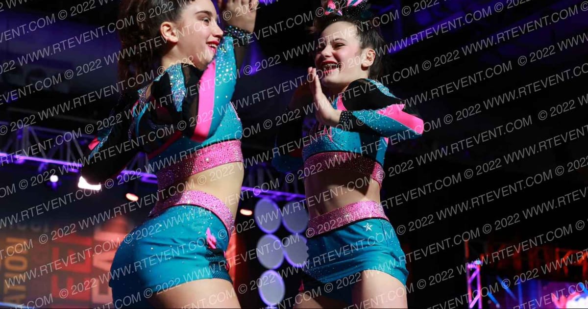 Evolution Cheer Teal Rampage · Spirit Cheer Super Nationals DIDII