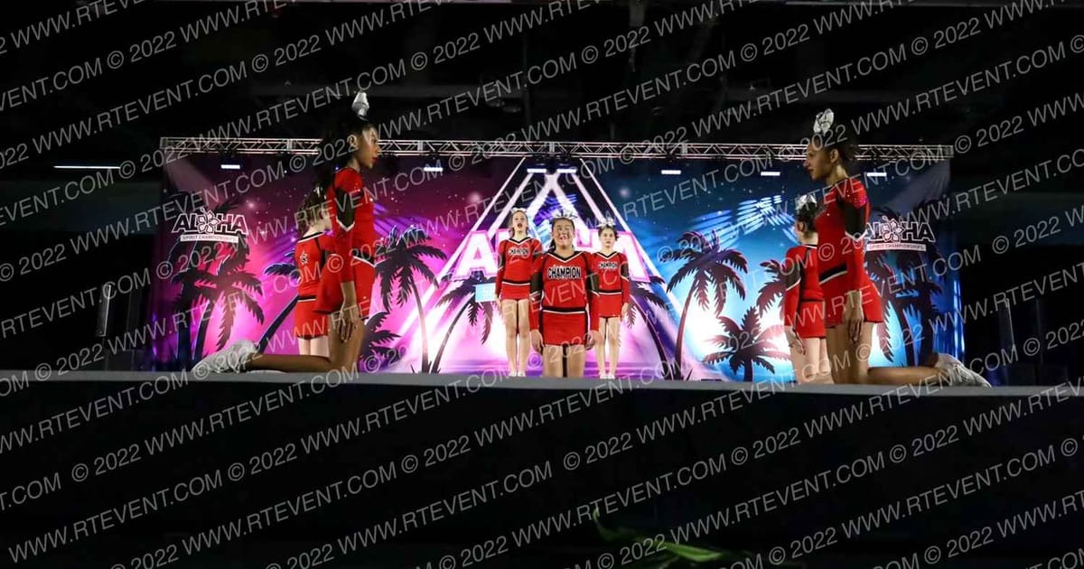 Champion Cheer Athletics Burn · Aloha Portland Showdown DIDII