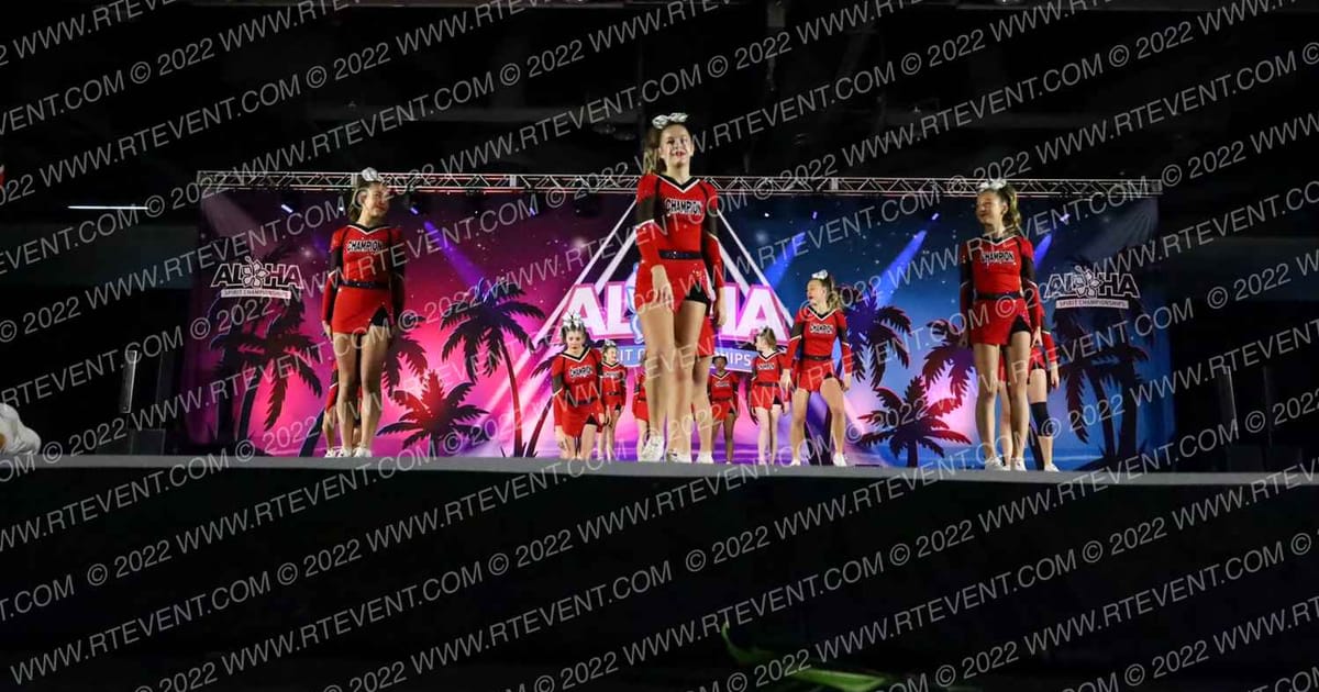 Champion Cheer Athletics Heat · Aloha Portland Showdown DIDII