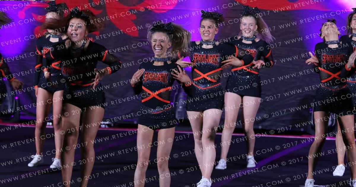 Spotlight Cheer Glow · Heart of London University Nationals