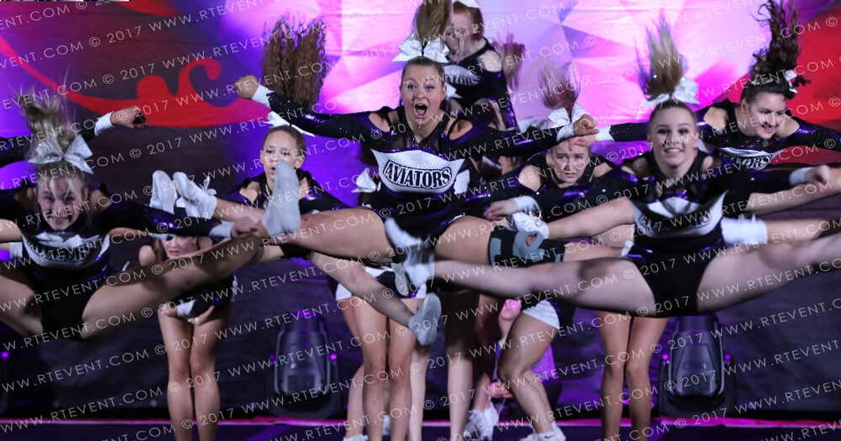 Aviators Cheer R3CON · Heart of London University Nationals