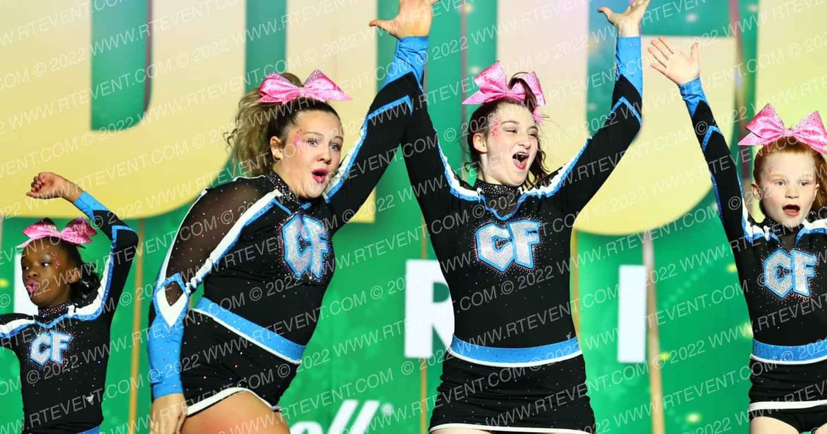 Louisiana Cheer Force Blush · Mardis Gras Grand Nationals