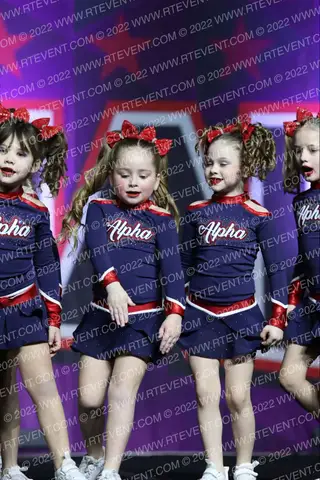Alpha Company Tumbling and Cheer Mini Generals