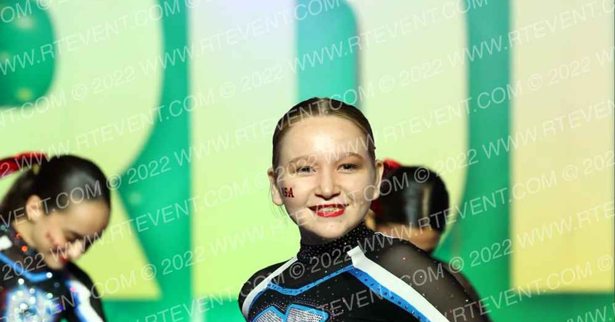 Louisiana Cheer Force Ruby Red · Mardis Gras Grand Nationals