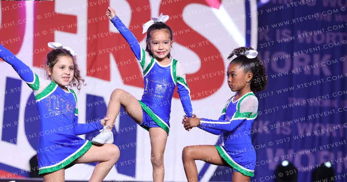 University Cheer Force Tiny Rays · NCA Roseville