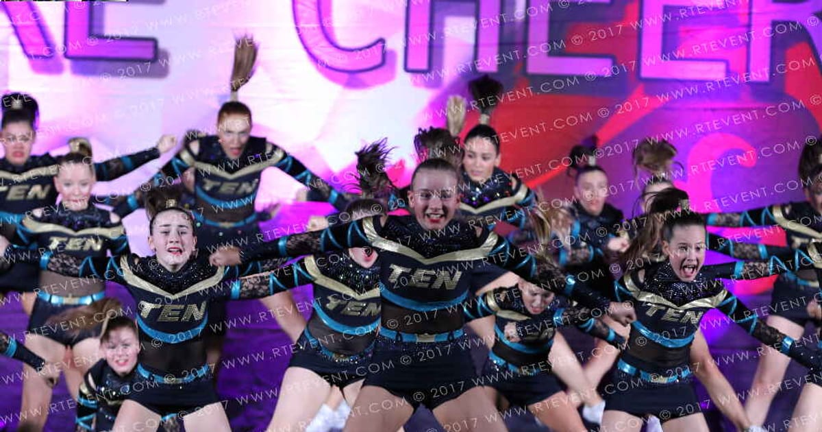 CheerForce TEN Warpaint · Heart of London University Nationals