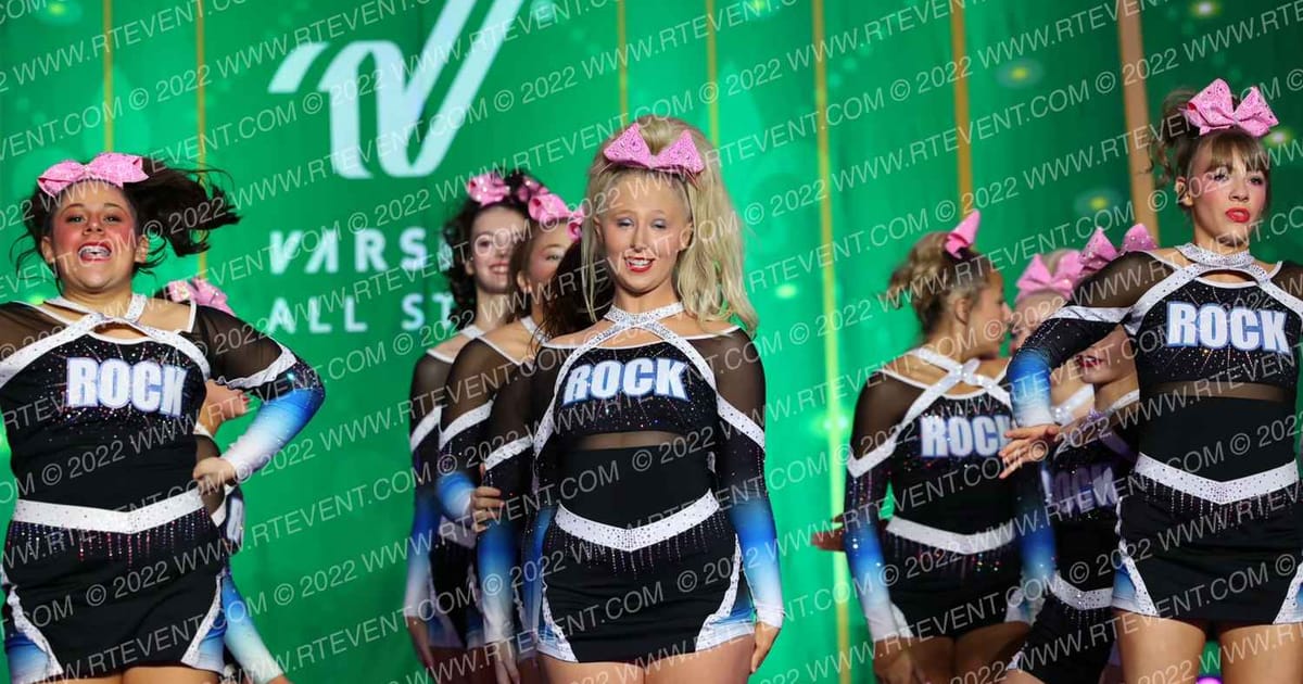 Rock Cheer Company Blush · Mardis Gras Grand Nationals