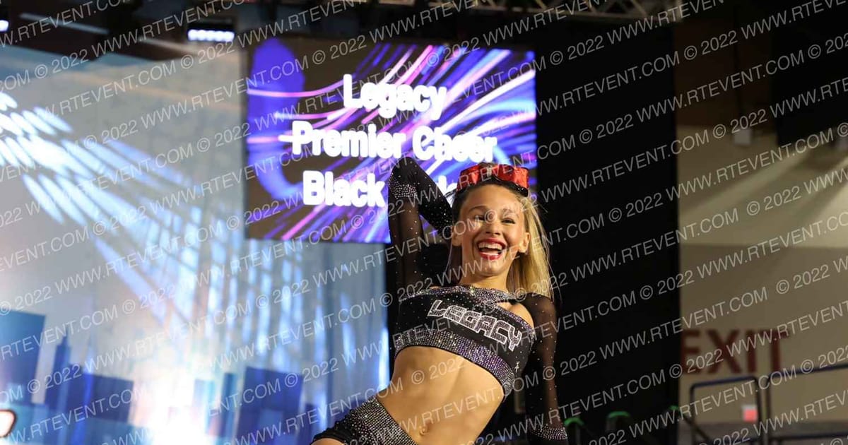 Legacy Premier Cheer Black Widow · Athletic Phoenix Nationals DIDII