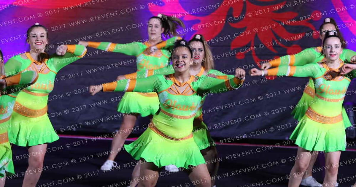 Hartlepool Hawks Cheerleading Academy Supernova · Heart of London University Nationals