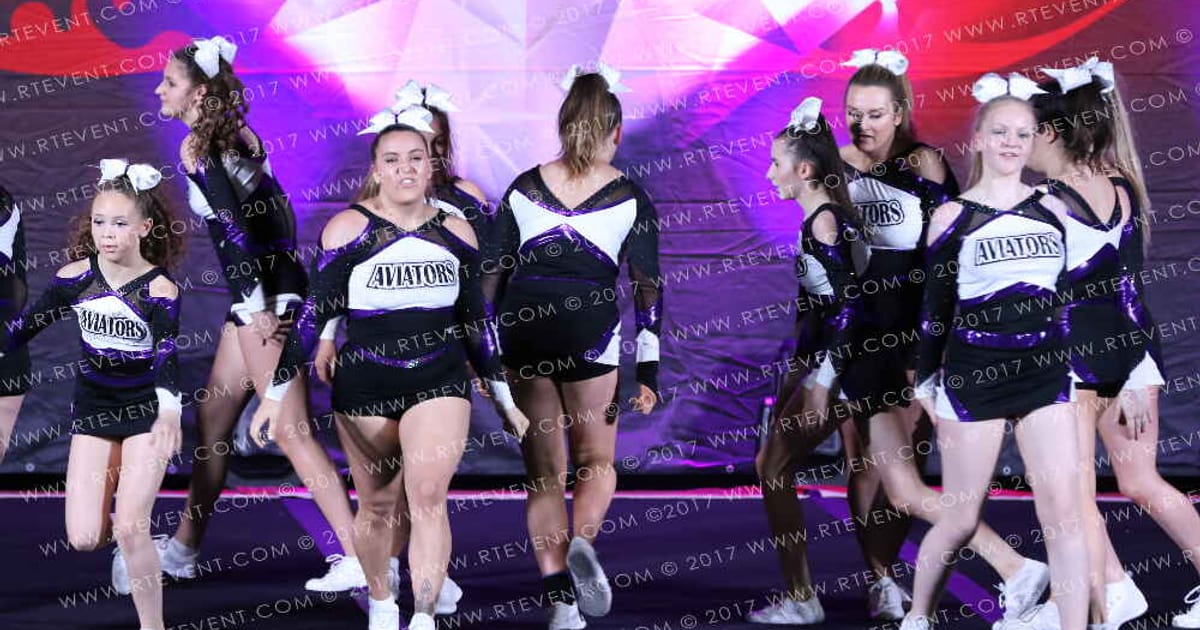 Aviators Cheer Inferno · Heart of London University Nationals