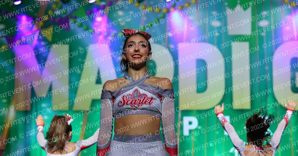 LA Cheerz Allstarz Scarlet · Mardis Gras Grand Nationals