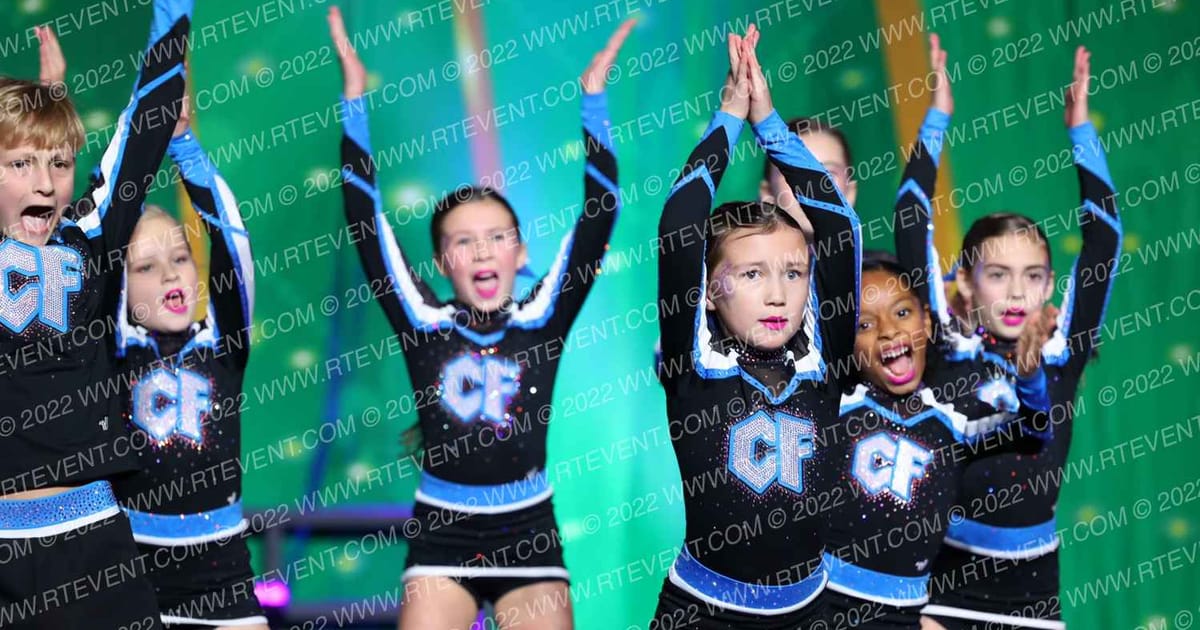 Louisiana Cheer Force Baby Blue · Mardis Gras Grand Nationals