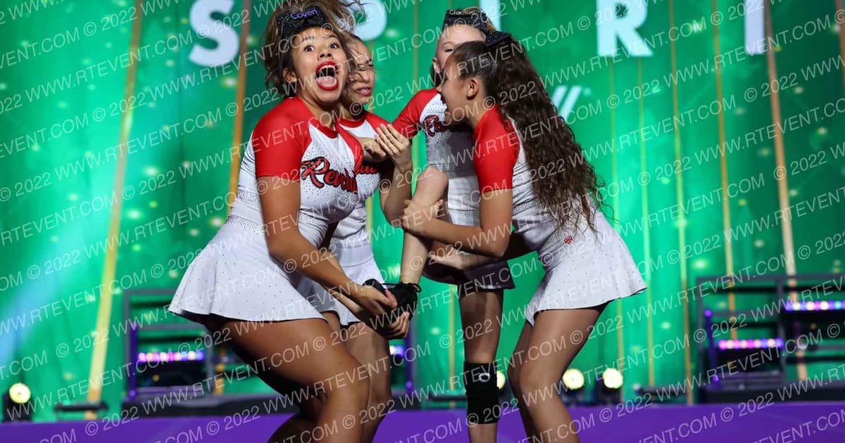 Revolution Cheer Company Charmed · Mardis Gras Grand Nationals